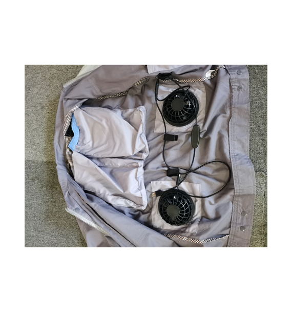 Chaqueta de trabajo con aire acondicionado Senjoy, verano caluroso con ventiladores frescos