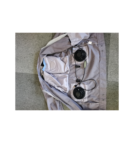 Chaqueta de trabajo con aire acondicionado Senjoy, verano caluroso con ventiladores frescos