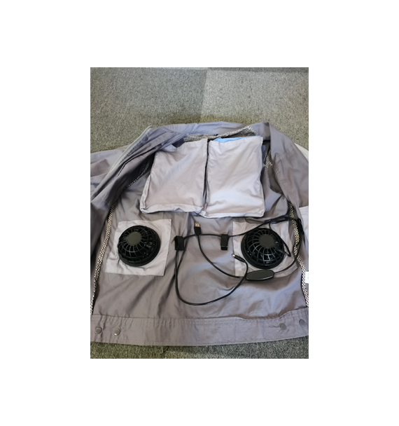 Chaqueta de trabajo con aire acondicionado Senjoy, verano caluroso con ventiladores frescos