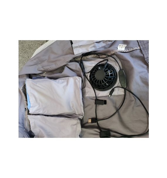 Chaqueta de trabajo con aire acondicionado Senjoy, verano caluroso con ventiladores frescos