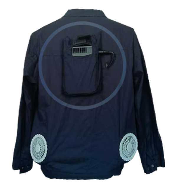 Ropa de trabajo Senjoy con aire acondicionado y refrigeración, tecnología semiconductora, batería de 12 V y 15&nbsp;000 mAh, duración de 4 a 9 horas y 6 modos.