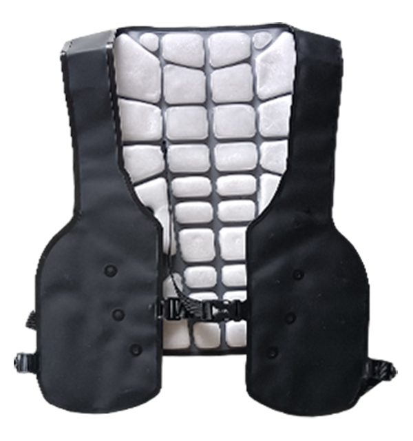 Chaleco refrigerante ajustable y reutilizable Senjoy con PCM, diseño resistente al calor para mayor comodidad en climas cálidos.